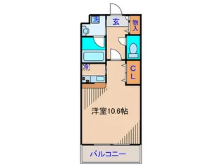 プレミ-ル【3階】の間取り