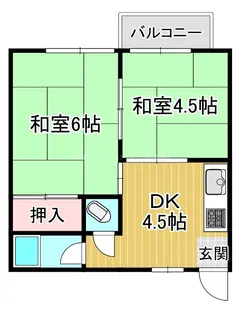 小森マンション【2階】の間取り