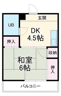 リバーサイドハイツ【3階】の間取り