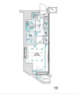 クレイシア新宿【7階】の間取り