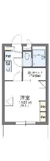 レオパレスかみどう【2階】の間取り