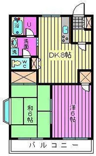 スモールリバー【1階】の間取り