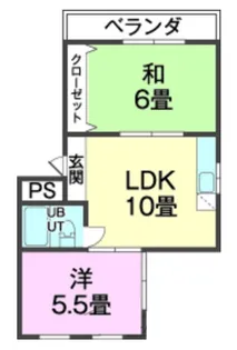 オアシスいなみ(O)【2階】の間取り