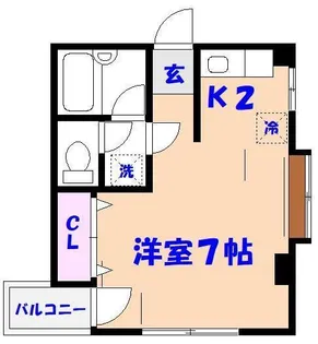 タケイベルハイツ【2階】の間取り