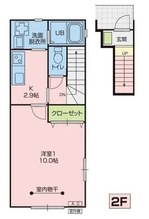 Novさくら通り【2階】の間取り