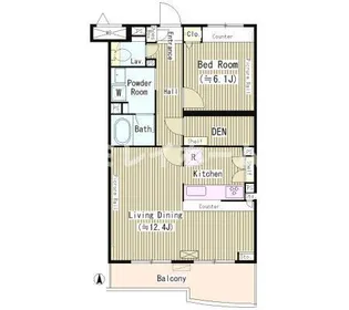 グリーンテラス久が原【3階】の間取り