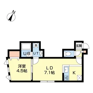 カラバオ豊平【3階】の間取り