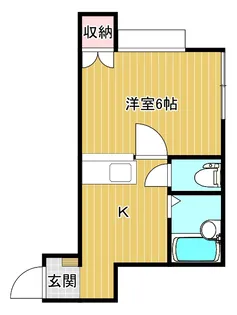 メゾン・グリーンダック【1階】の間取り
