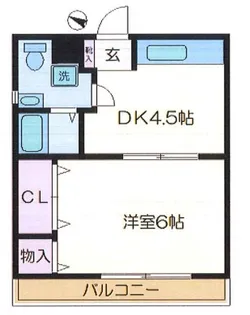 サンメゾン【2階】の間取り