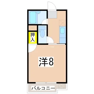 ロワイヤルヒルズ城山【4階】の間取り