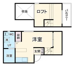fleuve A【1階】の間取り