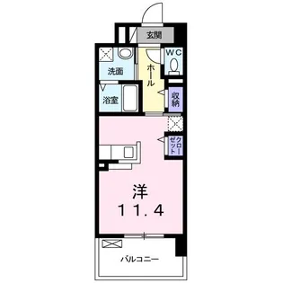 ラ・ルーチェK【1階】の間取り
