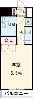 マイルストン東久留米【2階】の間取り