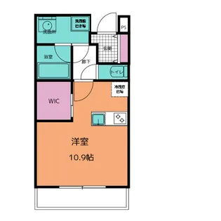 D APARTMENT NAKANOGO A【1階】の間取り