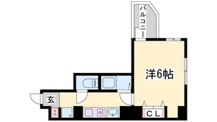 CITYSPIRE神戸元町II【6階】の間取り
