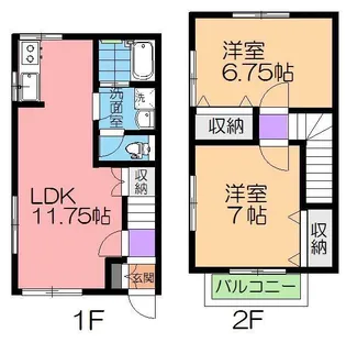 エクセルの間取り