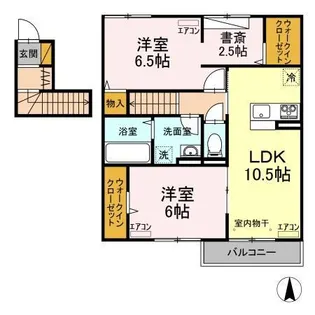 Wood Village【2階】の間取り