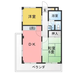 ルミネイトウ【2階】の間取り