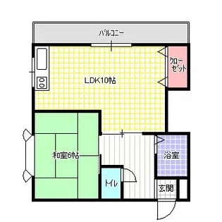 ハイツことぶき2番館【2階】の間取り