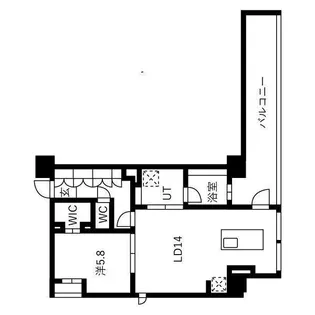 IZUMI1【8階】の間取り