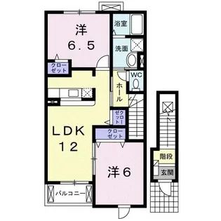 アヴァンシアC【2階】の間取り