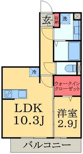 South Regina【2階】の間取り