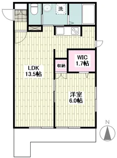クレスト三ツ沢【1階】の間取り