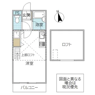 Kハイツ A棟【2階】の間取り