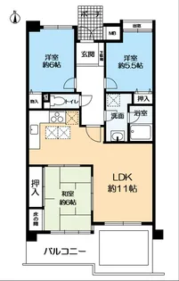 シャルマンコーポ甲子園北【1階】の間取り