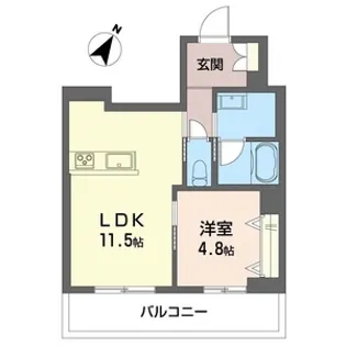 エトワールコート戸田公園【2階】の間取り