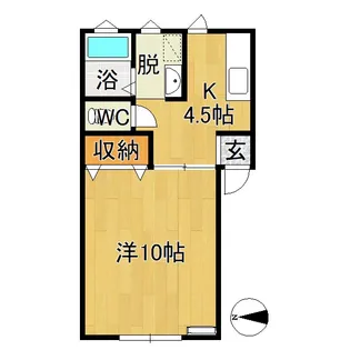 セントポーリア【2階】の間取り