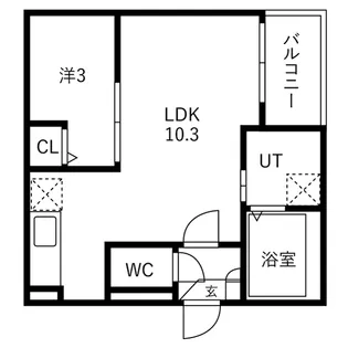 Jack saiwaiI【1階】の間取り
