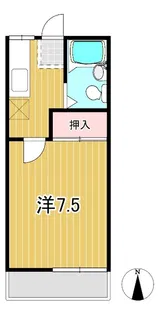マンハイツI【1階】の間取り