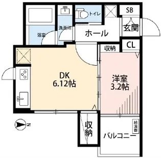 四ツ谷ユニハイツ【4階】の間取り