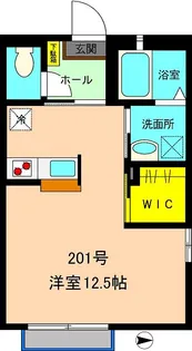 ファレノプシス亀戸【2階】の間取り