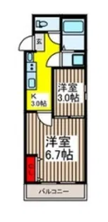 Trust戸田【3階】の間取り