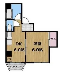 石神井マンション【6階】の間取り