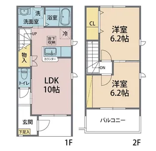 Green Note Aの間取り
