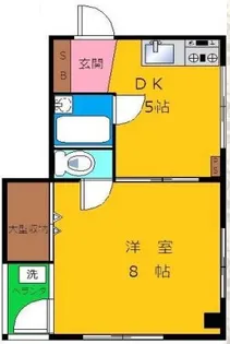 朝日屋ビル【4階】の間取り