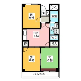 ドミール浅井【3階】の間取り