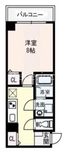 リバースクウェア103【2階】の間取り