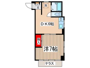 メゾンマロニエ【1階】の間取り