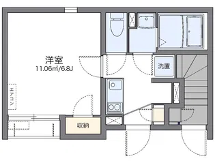 レオネクストメゾン庄内通【1階】の間取り