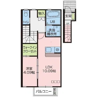 Lunas(ルナーズ)【2階】の間取り