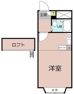 Access旭ヶ丘【2階】の間取り