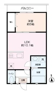 Ruhe東逗子【2階】の間取り