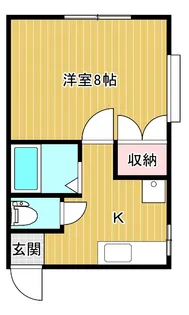 ベイサイドフラッター【2階】の間取り