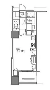 シティタワー池袋ウエストゲート【4階】の間取り