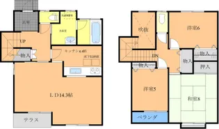 茨城県高萩市大字高戸【一戸建】の間取り