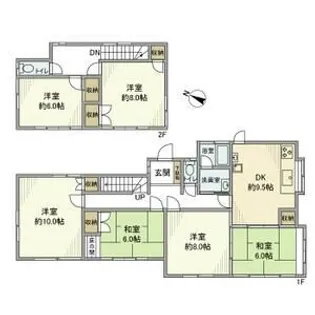 神奈川県鎌倉市山ノ内【一戸建】の間取り
